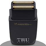 TRU BARBER - Shaver Foil Evolution 9000 U/min, Gold Titanium Foil, Professioneller Rasierer, Professioneller Barbier & Friseur Rasierer, Professioneller Rasierer, Folienrasierer für Herren